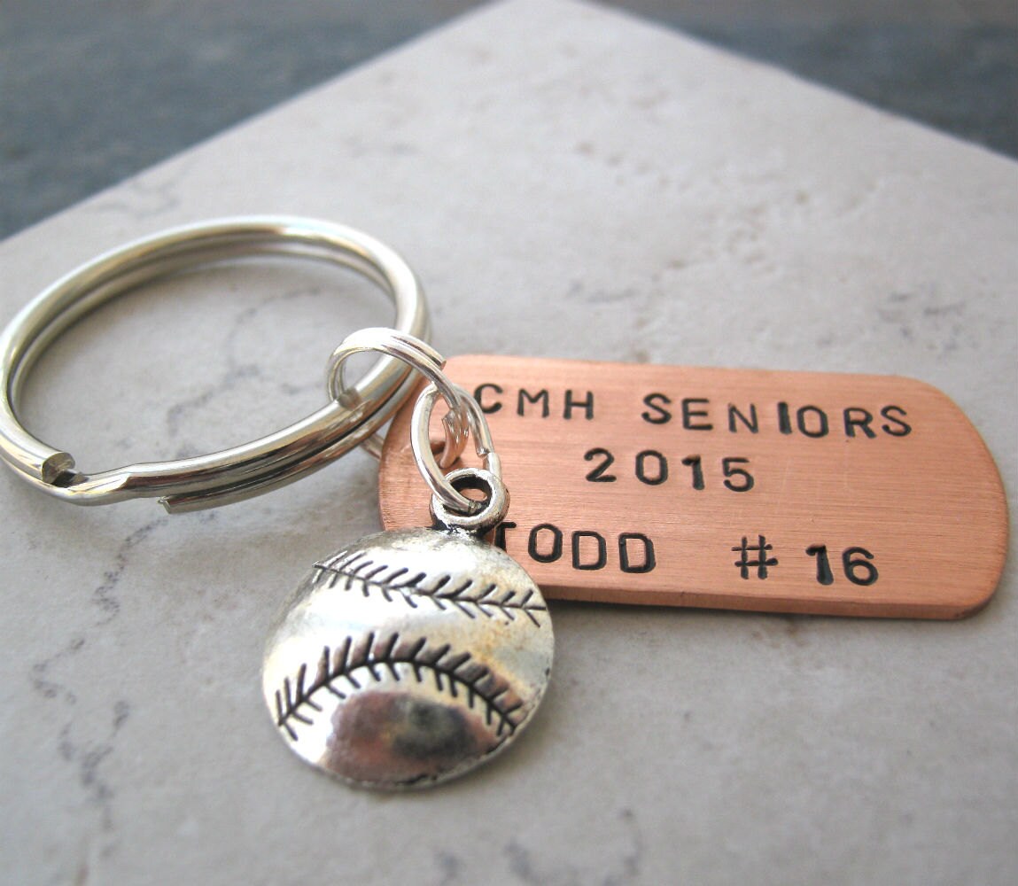 Personalized BASEBALL Keychains Baseball Players Baseball Etsy