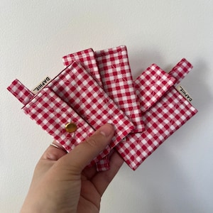 Red Gingham Headphone Case