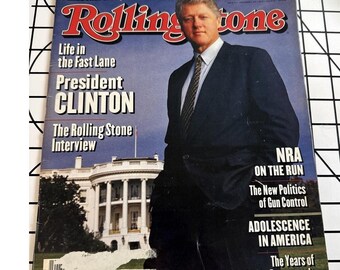 Rolling Stone Magazine - September 1992 #639 Bill Clinton (VINTAGE)