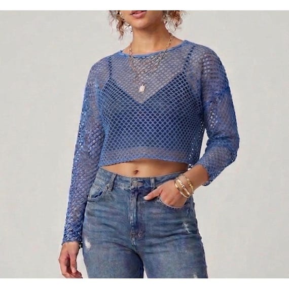 VTG Fishnet Top