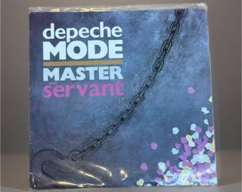 Vintage Depeche Mode, Master And Servant UK 7" vinyl single record MUTE 1984