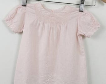 VTG 60s Pink Heirloom Blouse