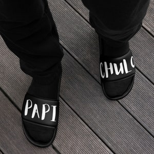 BlkWt.Co - "Papi Chulo" - Men’s slides