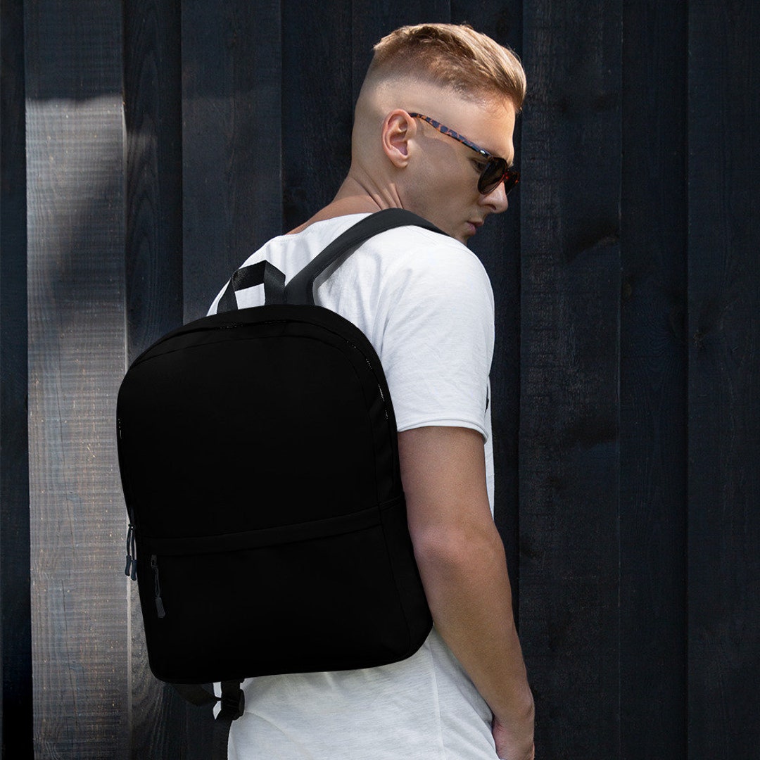 Blkwt.co - All Black - Backpack - Etsy