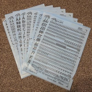 LetrasetPremier Transferfolie zum aufbügeln