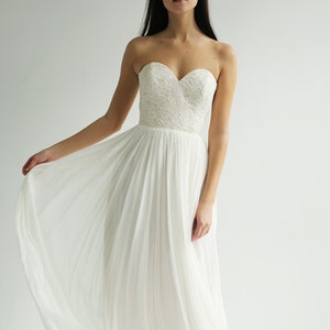 Silk and Lace Gown--