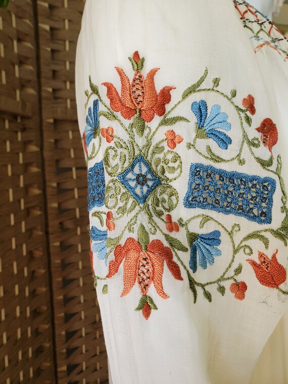 1920s Embroidered Peasant Hungarian Dress - image 4