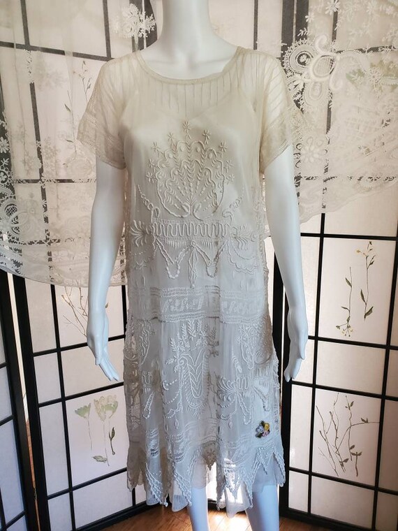 1920s Gatsby Dress, Art Deco, Antique 20s flapper