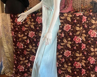 1930s Satin Silk Slip Dress