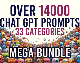 Oltre 14000 richieste GPT di chat Mega Bundle