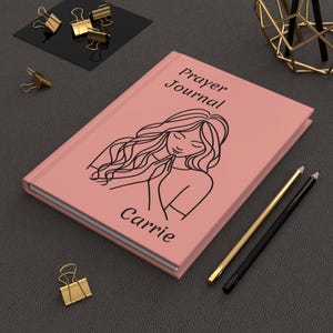Woman in Prayer Journal, Spiritual Diary for Women, Inspirational Notebook, Religious Gift for Her, Faith Planner