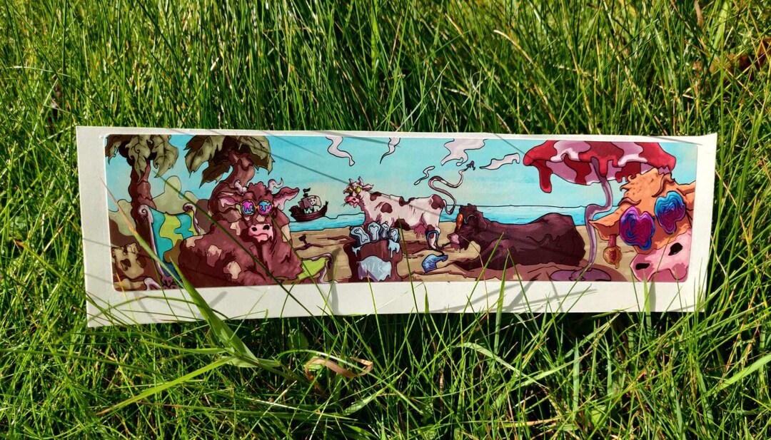 The Farmyard Vinyl Sticker - Persistence of Time Decal - Etsy
