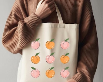 Diseño PNG de melocotón en acuarela, diseño de frutas de verano para sublimación (descarga digital)