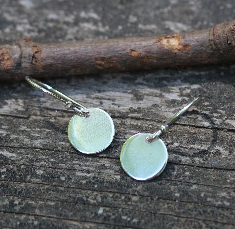 Dangle earrings (printed disc) main image 0