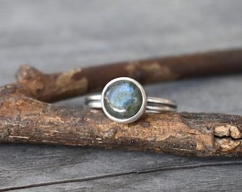 Labradorit Sterling Silber Ring