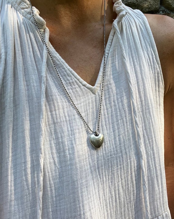 AMERIアメリ× BIJOU R.I PUFFY HEART NECKLACE Puffy heart necklace Large