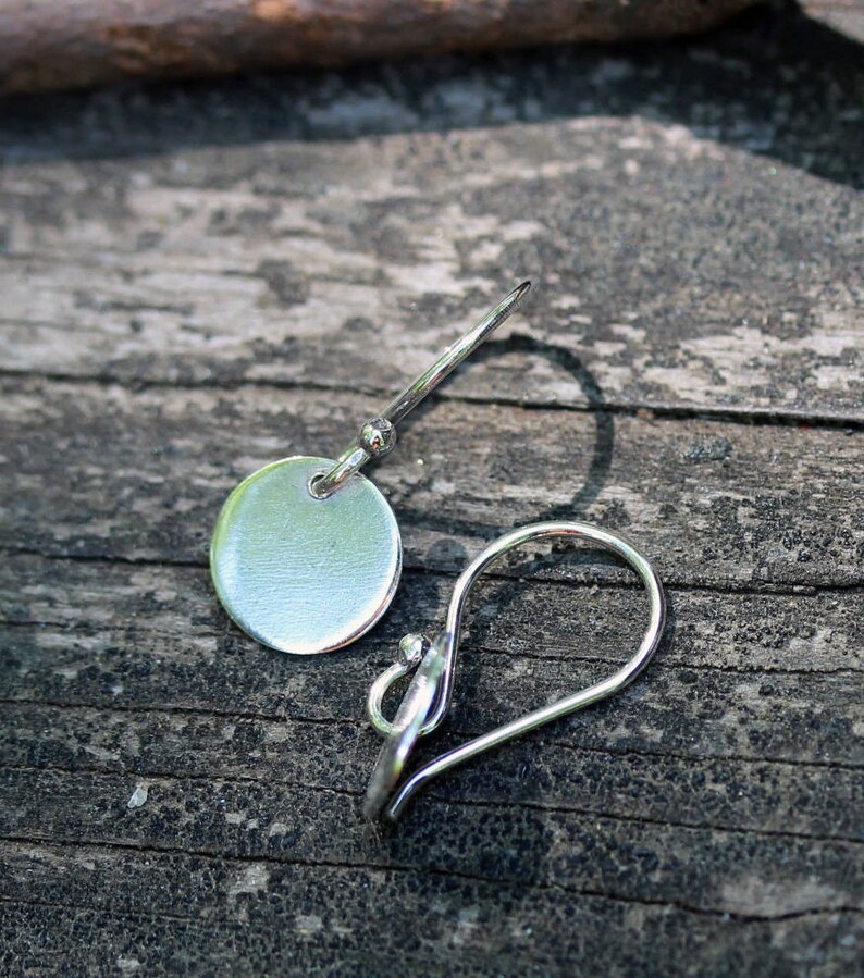 Dangle earrings (printed disc) main image 1