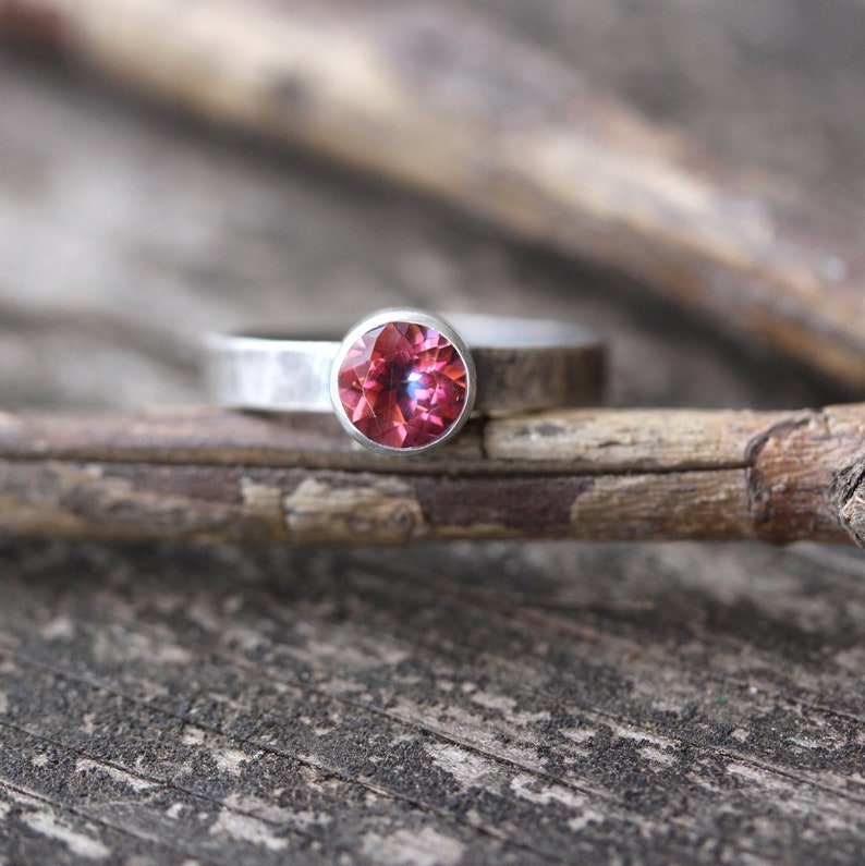 Anastasia topaz ring sterling silver ring gemstone ring gift for her jewelry sale rustic gemstone ring boho ring stackable ring