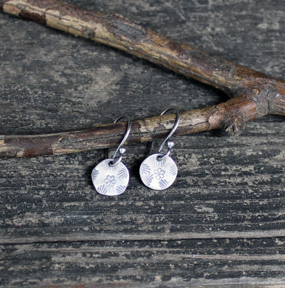 Boucles D'oreilles Pendantes Fleurs Marguerite En Argent Sterling 925 - Silverly, Neuves