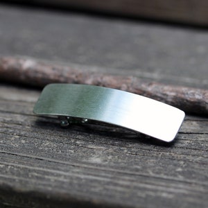 Sterling Silver Barrette: Petite Bangs Hair Clip