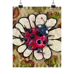 Ladybug Love Art Print