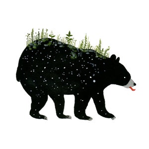 Spring Bear - 11 x 14 inch Giclee Print