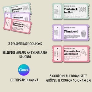 Vales y tarjetas de regalo digitales editables: tarjetas de regalo personalizadas en Canva para cumpleaños, Navidad y bodas