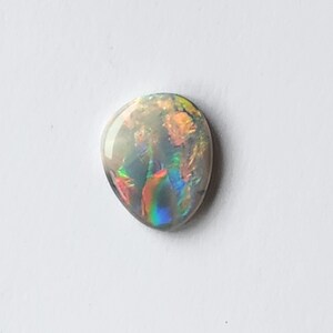 Lightning Ridge Opal with Reds, Multicolored, Solid Opal, JLR002