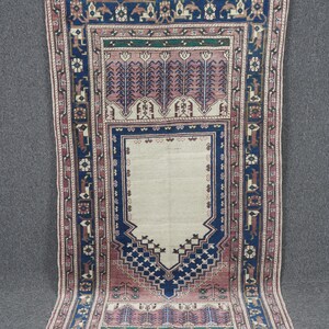 Turkish rug, Oushak Rug, Home Rug, Anatolian Rug, Kitchen rug, Saloon Rug, Handmade Rug, Vintage rug 4x7, Rug 4 x 7, Floor rug, Purple rug