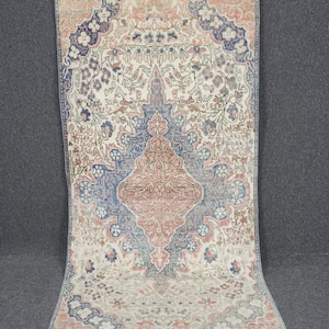 4x7 Turkish Rug, Oushak Rug, Turkish Vintage Rug, 4x7 Rug, Vintage Rug, Anatolian Rug 4x7, Wool Rug 4x7, Handmade Rug, Soft Rug 4x7, Rug 4X7