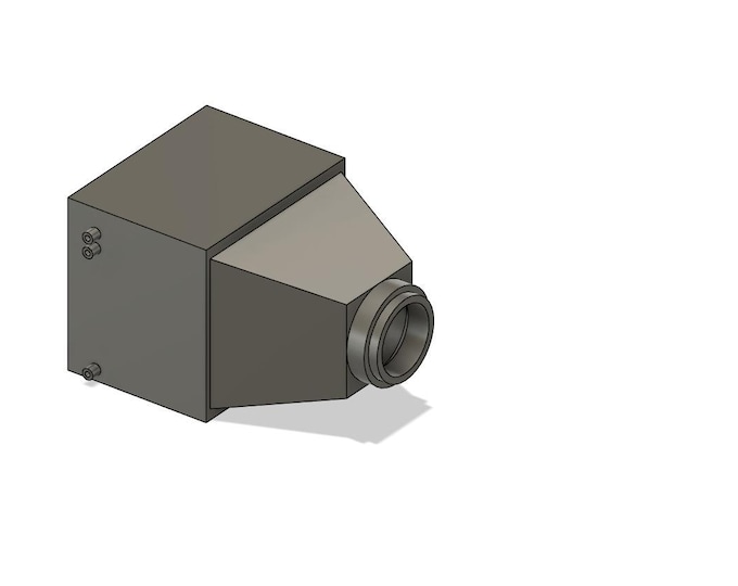 1/10th scale evap coil horizontal right side