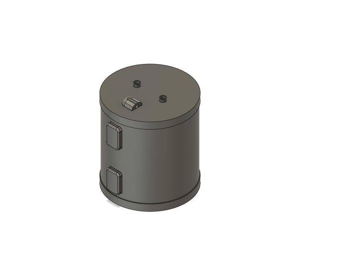 1/10th scale compact water heater