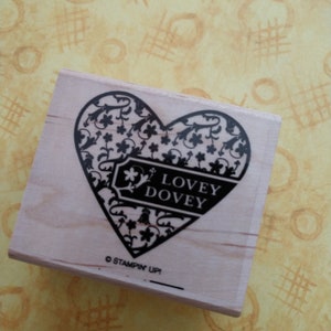 Lovey Doves Rubber Stamp
