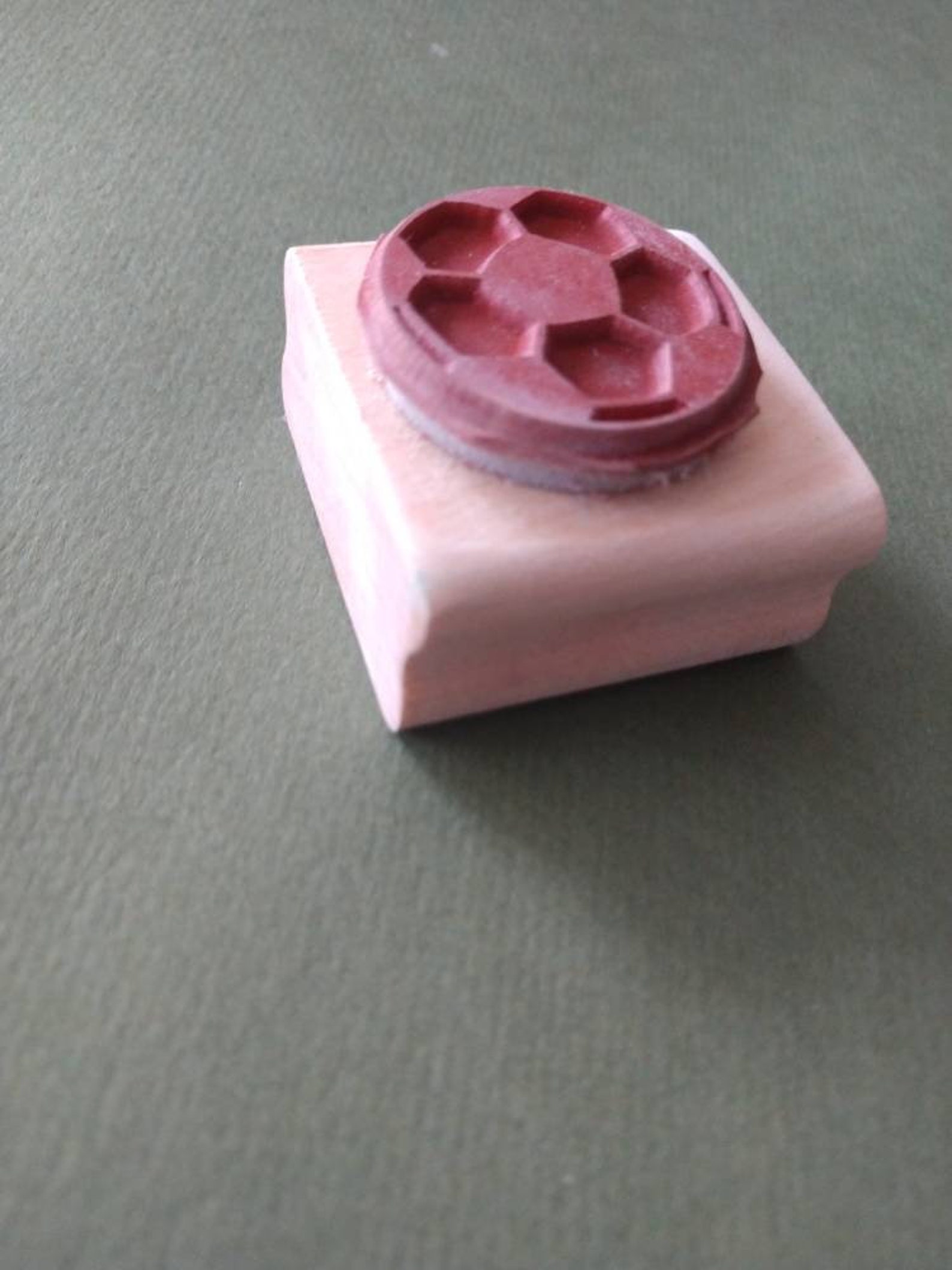 Soccer Ball Rubber Stamp Sports Stamping Etsy