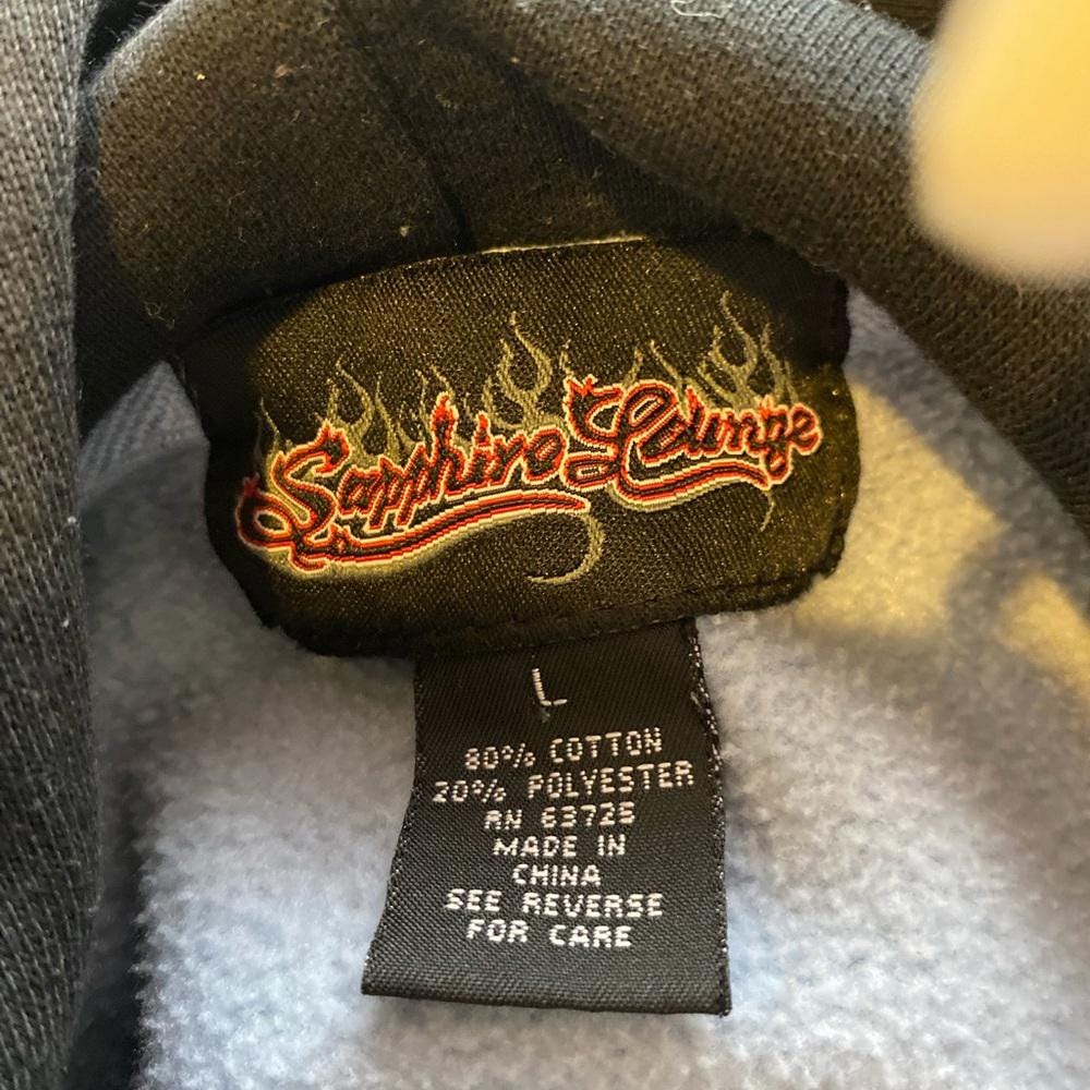 Y2K Sapphire Lounge Tribal Hoodie - Etsy