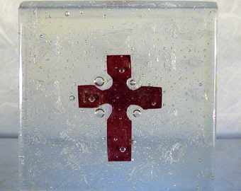 Celtic Cross in glass