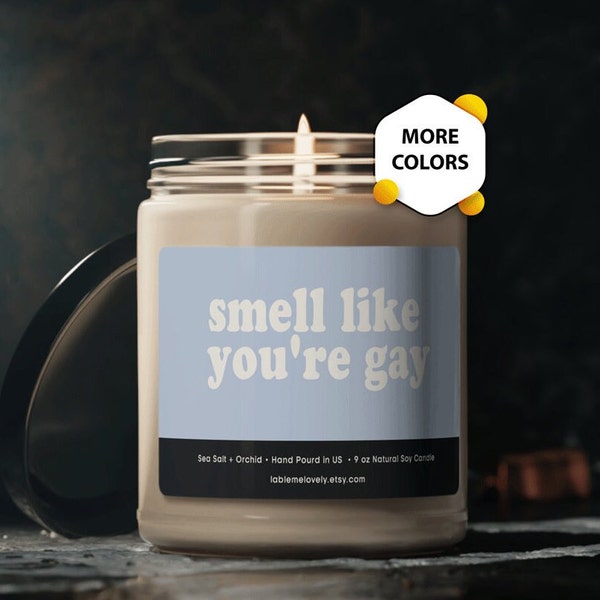 Gay Candle Funny LGBT Gift Gay Best Friend Gift Funny Gift For Him Her Gay Pride Girlfriend Gift Boyfriend Gift Pride Gift Gay Gift Queer