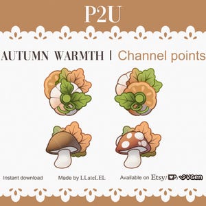 Emote punto canale calore autunnale / emote zucca / punti canale / punto canale autunnale / emote autunnale / emote / emote / emote carine