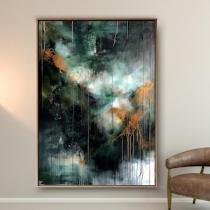 Large Framed Canvas Art | Floating Frame Canvas Prints | Oversized Canvas Wallart | Canvas in Floating Frame | Custom Abstract Art Prints |