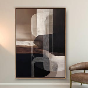 Large Framed Canvas Art | Floating Frame Canvas Prints | Oversized Canvas Wallart | Canvas in Floating Frame | Custom Abstract Art Prints |