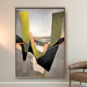 Large Framed Canvas Art | Floating Frame Canvas Prints | Oversized Canvas Wallart | Canvas in Floating Frame | Custom Abstract Art Prints |
