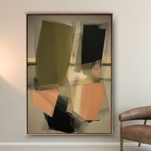 Large Framed Canvas Art | Floating Frame Canvas Prints | Oversized Canvas Wallart | Canvas in Floating Frame | Custom Abstract Art Prints |