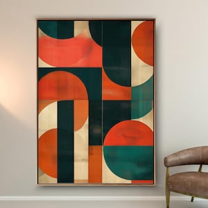 Large Framed Canvas Art | Floating Frame Canvas Prints | Oversized Canvas Wallart | Canvas in Floating Frame | Custom Abstract Art Prints |