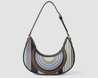 1402. Elegant Crescent Underarm Bag