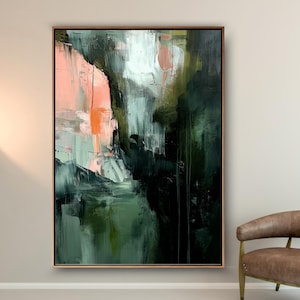 Large Framed Canvas Art | Floating Frame Canvas Prints | Oversized Canvas Wallart | Canvas in Floating Frame | Custom Abstract Art Prints |