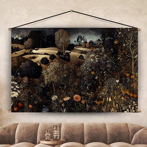 Wall Tapestry | Medieval Tapestry | Vintage Tapestry | Antique Tapestry | Tapestry | Large Tapestry | Gothic Tapestry | Forest Tapestry