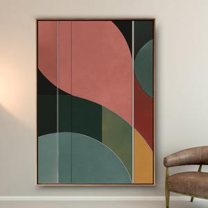 Large Framed Canvas Art | Floating Frame Canvas Prints | Oversized Canvas Wallart | Canvas in Floating Frame | Custom Abstract Art Prints |