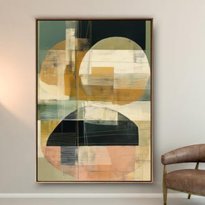 Giant Canvas Art Framed | Abstract Floating Frame Canvas Prints | Canvas in Floating Frame | Custom Abstract Art Prints |
