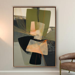 Large Framed Canvas Art | Floating Frame Canvas Prints | Oversized Canvas Wallart | Canvas in Floating Frame | Custom Abstract Art Prints |