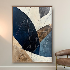 Large Framed Canvas Art | Floating Frame Canvas Prints | Oversized Canvas Wallart | Canvas in Floating Frame | Custom Abstract Art Prints |